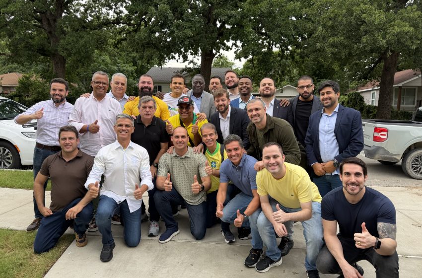 Coronel Feitosa participa de encontro com Eduardo Bolsonaro no Texas ao lado de lideranças bolsonaristas
